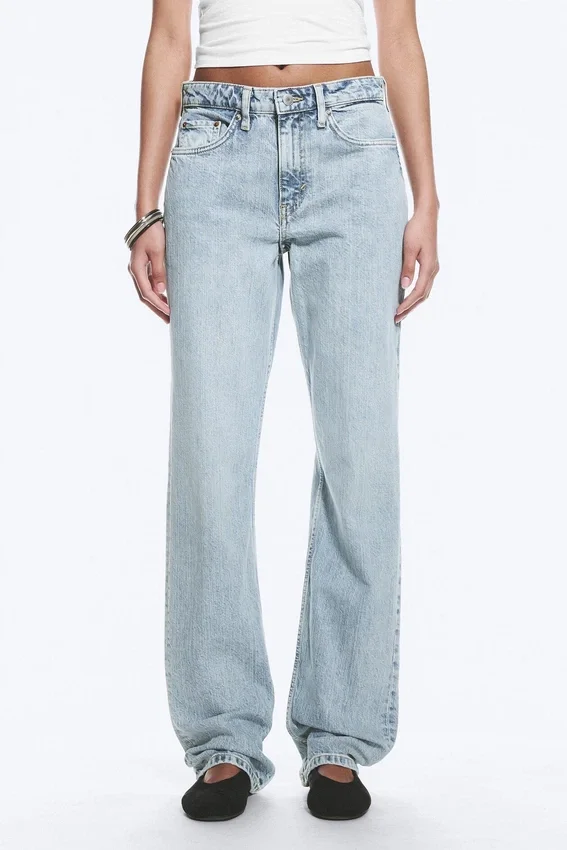 Laika Mid Rise Regular Straight Jeans – Dream Blue – Light Blue Laika Mid Rise Regular Straight Jeans – Dream Blue – Light Blue