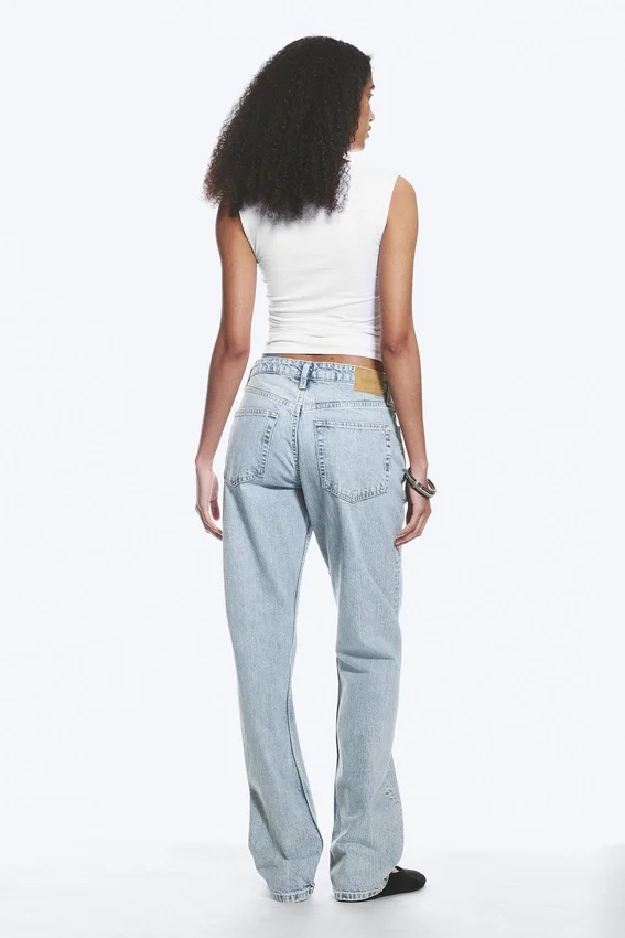 Laika Mid Rise Regular Straight Jeans – Dream Blue – Light Blue Laika Mid Rise Regular Straight Jeans – Dream Blue – Light Blue