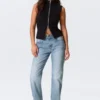 Laika Mid Rise Regular Straight Jeans – Eighteen Blue – Medium Blue Laika Mid Rise Regular Straight Jeans – Eighteen Blue – Medium Blue