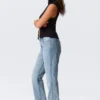 Laika Mid Rise Regular Straight Jeans – Eighteen Blue – Medium Blue Laika Mid Rise Regular Straight Jeans – Eighteen Blue – Medium Blue