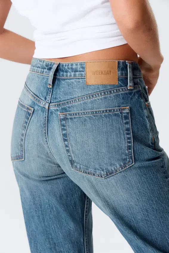 Laika Mid Rise Regular Straight Jeans – Radio Blue – Medium Blue Laika Mid Rise Regular Straight Jeans – Radio Blue – Medium Blue