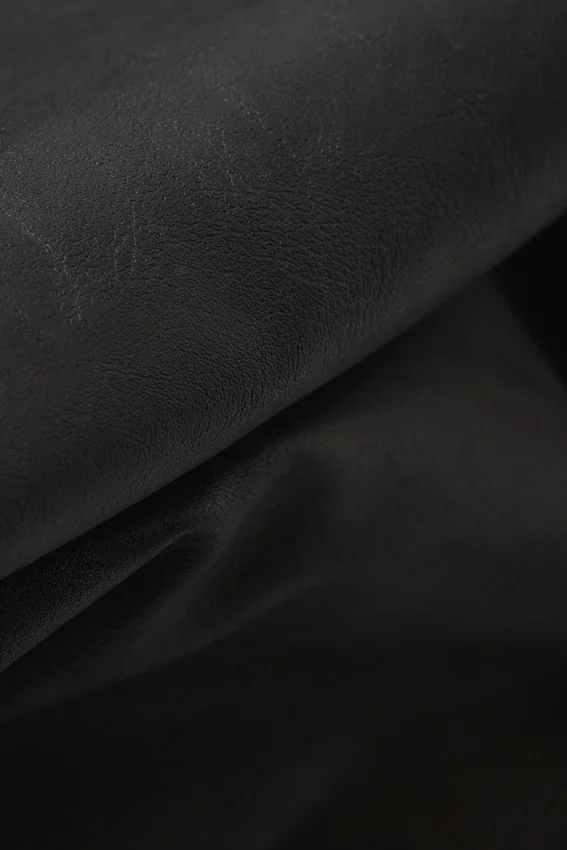 Large Faux Leather Tote Bag – Black Large Faux Leather Tote Bag – Black