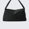 Large Ripstop Shoulder Bag – Black Large Ripstop Shoulder Bag – Black