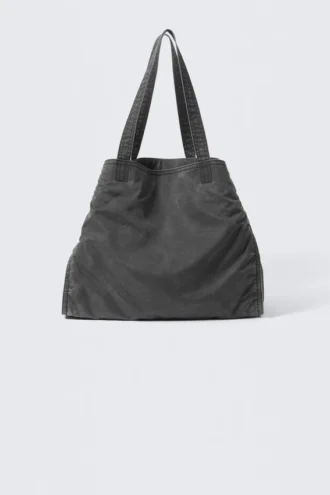 Large Washed Tote Bag – Washed Black Large Washed Tote Bag – Washed Black