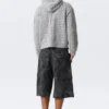 Laser Cut Zip Hoodie – Grey Melange Laser Cut Zip Hoodie – Grey Melange