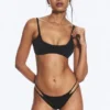 Layered Brazilian Bikini Bottoms – Black Layered Brazilian Bikini Bottoms – Black