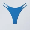 Layered Brazilian Bikini Bottoms – Bright Blue Layered Brazilian Bikini Bottoms – Bright Blue