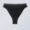 Layered Cotton Mesh Brazilian Briefs – Black Layered Cotton Mesh Brazilian Briefs – Black