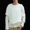 Layered Long-Sleeved T-Shirt – Off-White Layered Long-Sleeved T-Shirt – Off-White