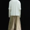Layered Long-Sleeved T-Shirt – Off-White Layered Long-Sleeved T-Shirt – Off-White