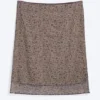 Layered Mesh Midi Skirt – Khaki/Burgundy – Floral Layered Mesh Midi Skirt – Khaki/Burgundy – Floral
