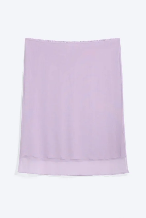 Layered Mesh Midi Skirt – Light Purple Layered Mesh Midi Skirt – Light Purple