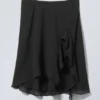 Layered Midi Skirt – Black Layered Midi Skirt – Black