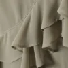 Layered Ruffled Mini Cami Dress – Khaki Green Layered Ruffled Mini Cami Dress – Khaki Green