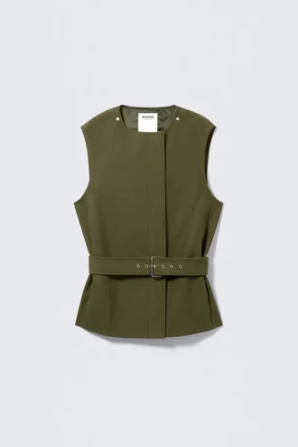Layered Technical Trench Coat – Khaki Green Layered Technical Trench Coat – Khaki Green