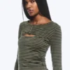 Layered Two-Piece Bolero Singlet – Dusty Khaki Green Layered Two-Piece Bolero Singlet – Dusty Khaki Green
