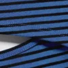 Layered Two-Piece Bolero Top – Striped Blue Layered Two-Piece Bolero Top – Striped Blue
