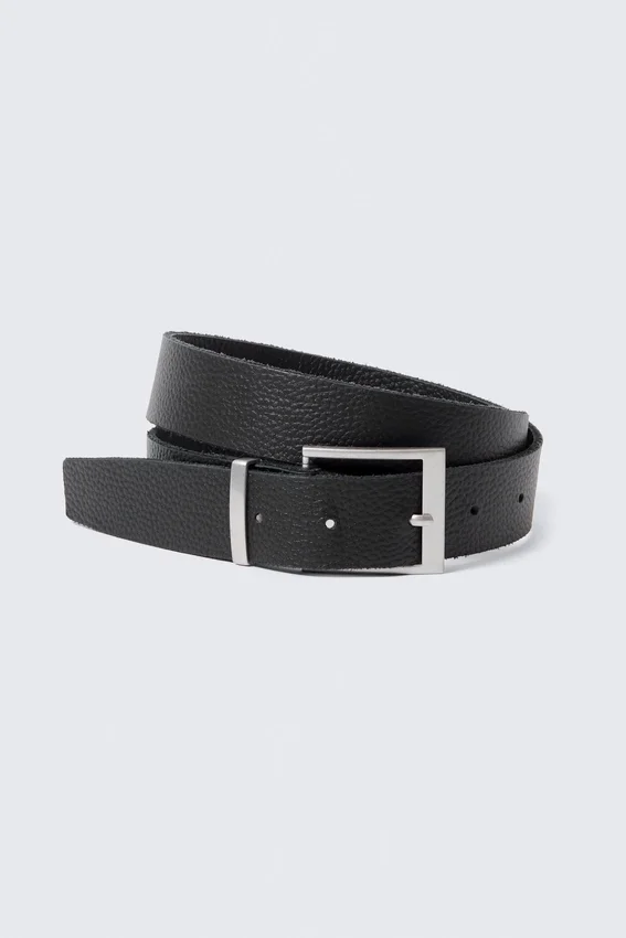 Leather Belt – Black Leather Belt – Black