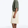 Linen-Blend Shorts – Light Beige Linen-Blend Shorts – Light Beige