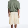 Linen-Blend Shorts – Light Beige Linen-Blend Shorts – Light Beige
