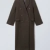 Logan Double-Breasted Wool-Blend Coat – Dark Brown Logan Double-Breasted Wool-Blend Coat – Dark Brown