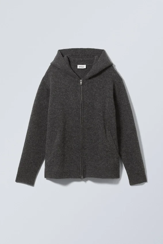Logan Oversized Soft Knit Cardigan – Dark Grey Logan Oversized Soft Knit Cardigan – Dark Grey
