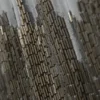 Long Beaded Sleeveless Dress – Beaded Light Grey Long Beaded Sleeveless Dress – Beaded Light Grey
