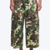 Long Cotton Cargo Shorts – Classic Camo Long Cotton Cargo Shorts – Classic Camo