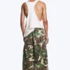 Long Cotton Cargo Shorts – Classic Camo Long Cotton Cargo Shorts – Classic Camo