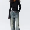 Long Sleeve Cotton Top – Black Long Sleeve Cotton Top – Black