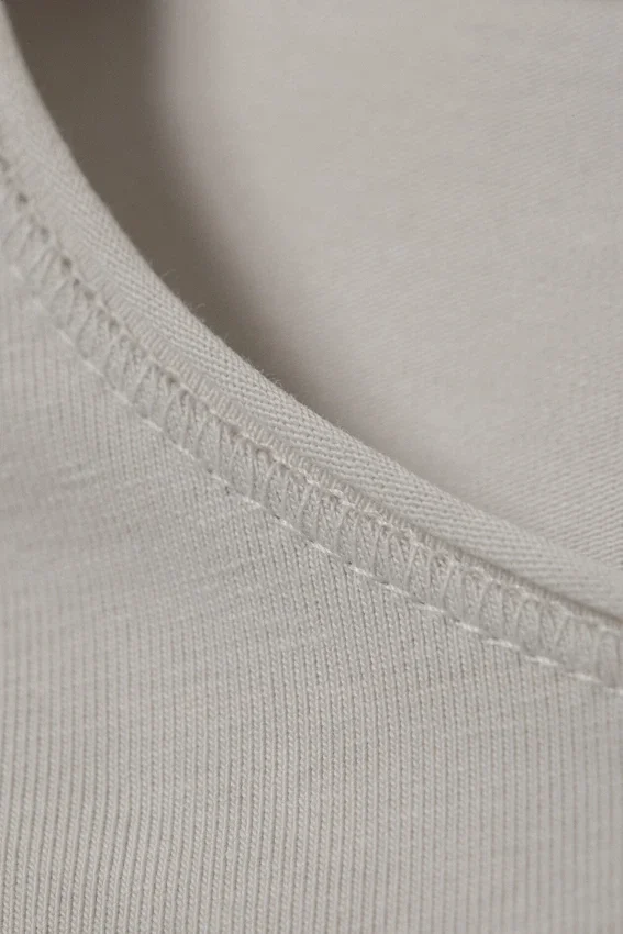 Long Sleeve Cotton Top – Ecru Long Sleeve Cotton Top – Ecru