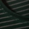 Long Sleeve Cotton Top – Striped Dark Green Long Sleeve Cotton Top – Striped Dark Green