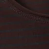 Long Sleeve Cotton Top – Striped Dark Red Long Sleeve Cotton Top – Striped Dark Red