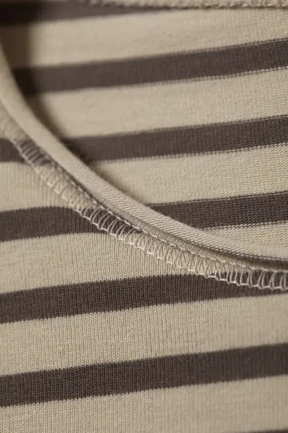 Long Sleeve Cotton Top – Striped Mole Long Sleeve Cotton Top – Striped Mole