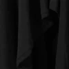 Long-Sleeved Asymmetric Midi Dress – Black Long-Sleeved Asymmetric Midi Dress – Black