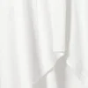 Long-Sleeved Asymmetric Midi Dress – White Long-Sleeved Asymmetric Midi Dress – White