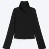 Long-Sleeved Buttoned Shirt – Black Long-Sleeved Buttoned Shirt – Black