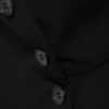 Long-Sleeved Buttoned Shirt – Black Long-Sleeved Buttoned Shirt – Black