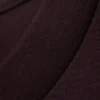 Long-Sleeved Cotton Mini Dress – Dark Plum Long-Sleeved Cotton Mini Dress – Dark Plum