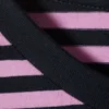 Long-Sleeved Cotton T-Shirt – Navy/Pink Stripe Long-Sleeved Cotton T-Shirt – Navy/Pink Stripe