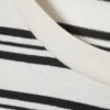 Long-Sleeved Cotton T-Shirt – White – Black Stripes Long-Sleeved Cotton T-Shirt – White – Black Stripes