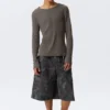 Long-Sleeved Henley T-Shirt – Dark Mole Long-Sleeved Henley T-Shirt – Dark Mole