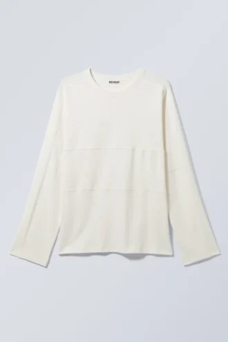 Long-Sleeved Inside-Out T-Shirt – Off-White