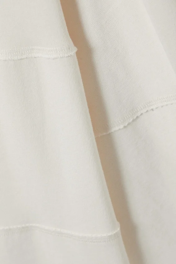 Long-Sleeved Inside-Out T-Shirt – Off-White Long-Sleeved Inside-Out T-Shirt – Off-White