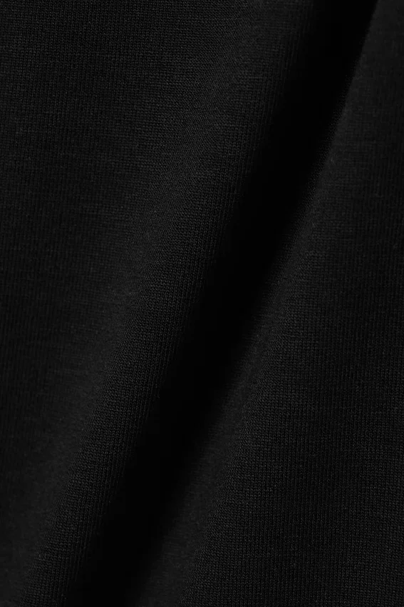 Long-Sleeved Off-Shoulder Top – Black Long-Sleeved Off-Shoulder Top – Black