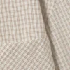 Long-Sleeved Oversized Poplin Shirt – Checked Light Beige Long-Sleeved Oversized Poplin Shirt – Checked Light Beige