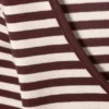 Long-Sleeved Slim Fit Scoop Neck Top – Pink & Burgundy Stripes Long-Sleeved Slim Fit Scoop Neck Top – Pink & Burgundy Stripes