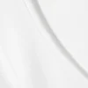 Long-Sleeved Slim Fit Scoop Neck Top – White Long-Sleeved Slim Fit Scoop Neck Top – White