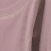 Long-Sleeved Wide Neck Top – Dusty Pink Long-Sleeved Wide Neck Top – Dusty Pink