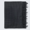 Long Woven Wool Scarf – Medium Grey Long Woven Wool Scarf – Medium Grey